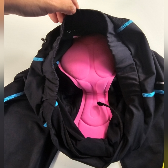 NAVISKIN Women’s Medium Padded Bike Cycling Spinning Capris Pants Biking Tights - Picture 4 of 7